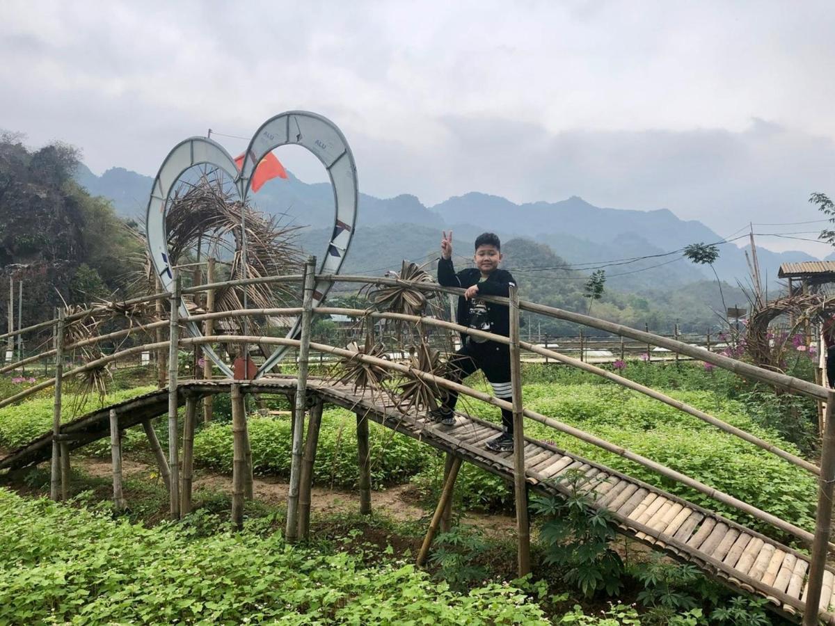An Bungalow - Mai Chau Villa Hòa Bình Exteriör bild